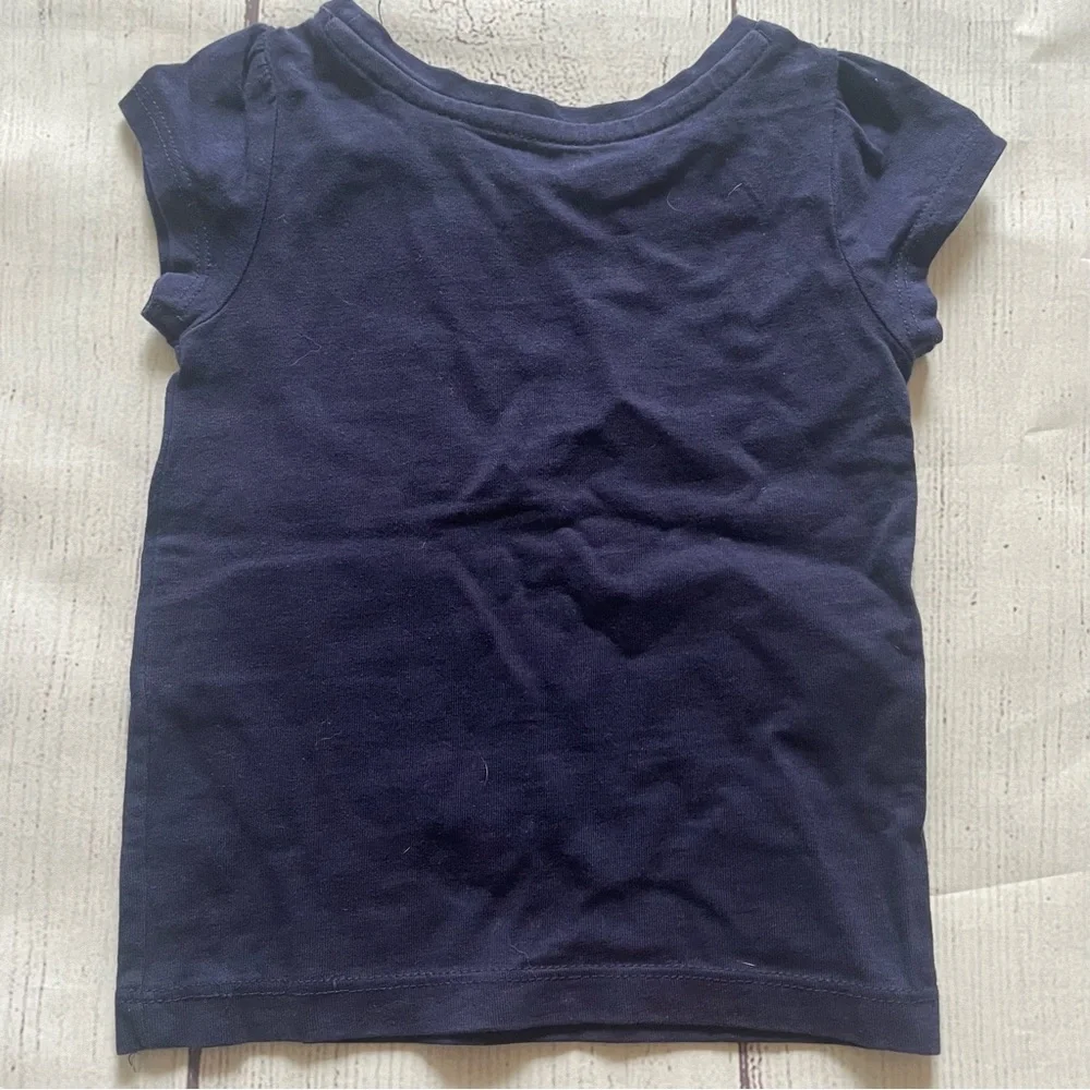 Gymboree Navy Skateboarding Dog Shirt Size 12-18 months
